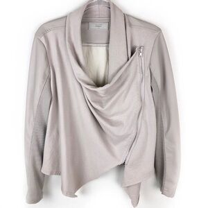 BLANKNYC Vegan Leather Jacket Asymmetric Zip M